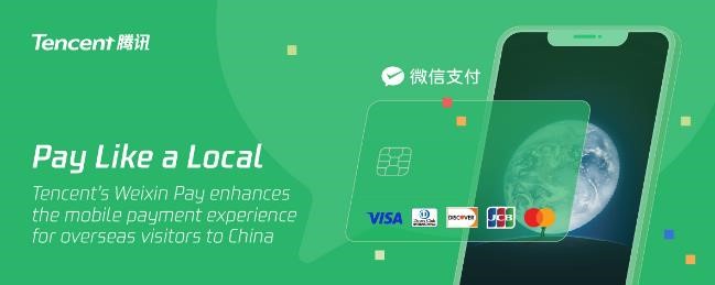 Tencent's Weixin Pay Enhances Mobile Payment Experience for Overseas Users Visiting China to Pay Like a