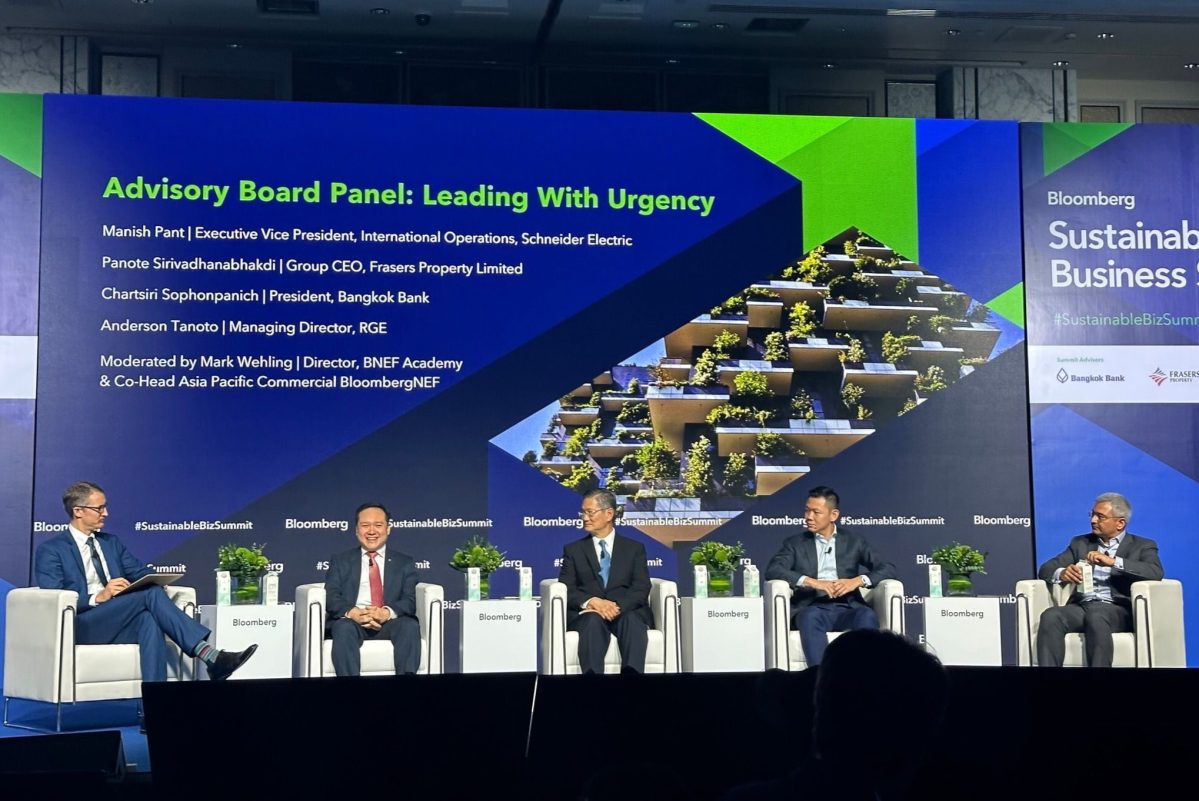 Frasers Property Unveils Sustainability Vision, Showcasing One Bangkok as a Champion Project at Bloomberg Sustainable Business Summit in