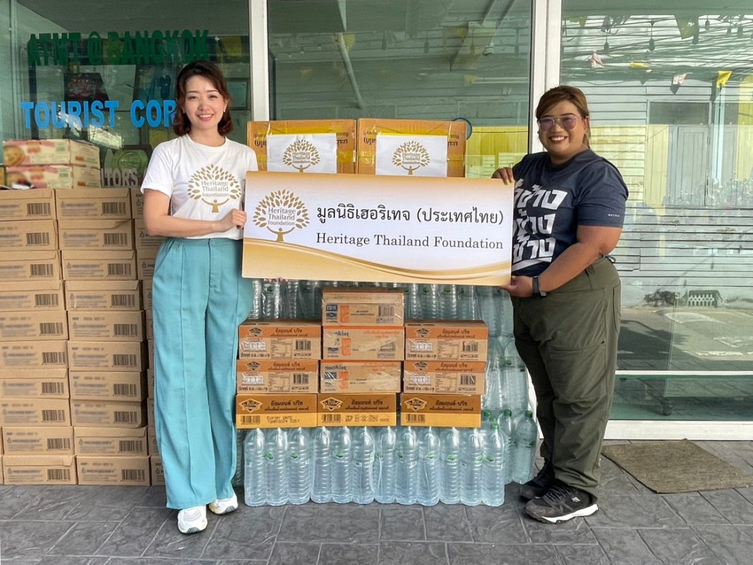 มูลนิธิเฮอริเทจ (ประเทศไทย) มอบเครื่องดื่มในเครือเฮอริเทจ ส่งความห่วงใยช่วยผู้ประสบภัยที่ตลาดมูโนะ จังหวัดนราธิวาส