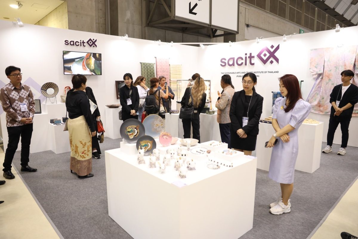 sacit ดัน Soft Power หัตถศิลป์ไทยในแดนปลาดิบ เปิดโอกาสให้ผู้เข้าชมกว่า 30,000 ราย ได้เข้าถึงภูมิปัญญาของไทย ในงาน LIFESTYLE Week TOKYO