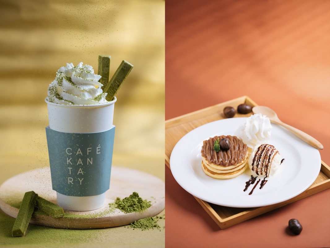 Special Sweet Treats at Cafe KantaryMont Blanc Pancake and Double Green Tea Frappe 1 August - 30 September