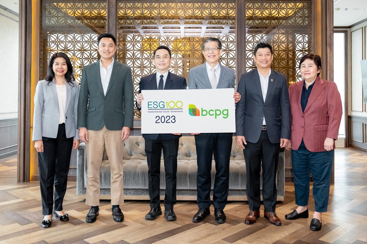 BCPG ติดอันดับหุ้นยั่งยืน ESG 100 ต่อเนื่องเป็นปีที่ 6