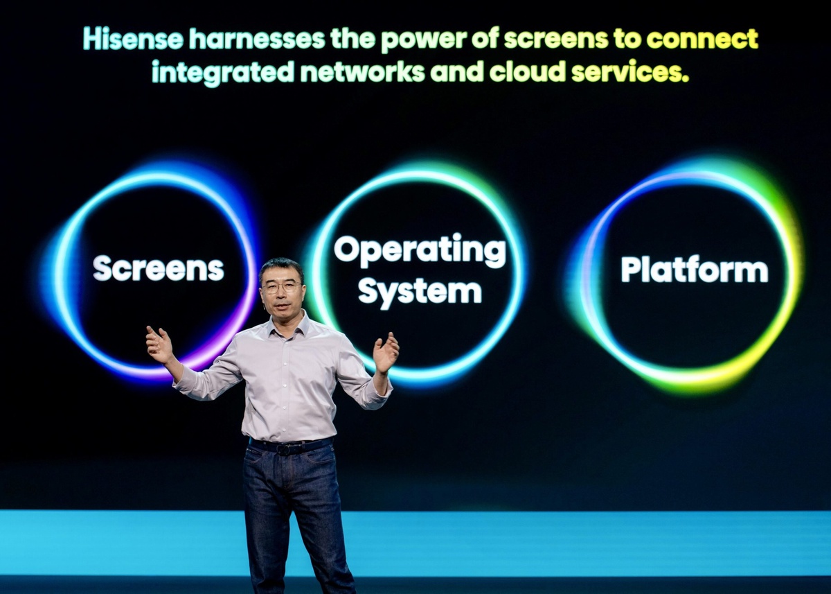 Hisense Group President Fisher Yu Elaborates Technical System Screens, Operation System and Platform at IFA