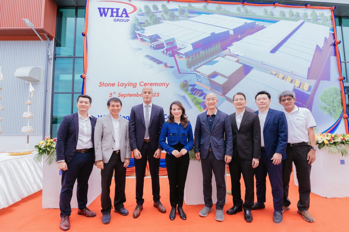 WHA Group Holds Stone Laying Ceremony at WHA Mega Logistics Center Bangna-Trad KM.23 (inbound)