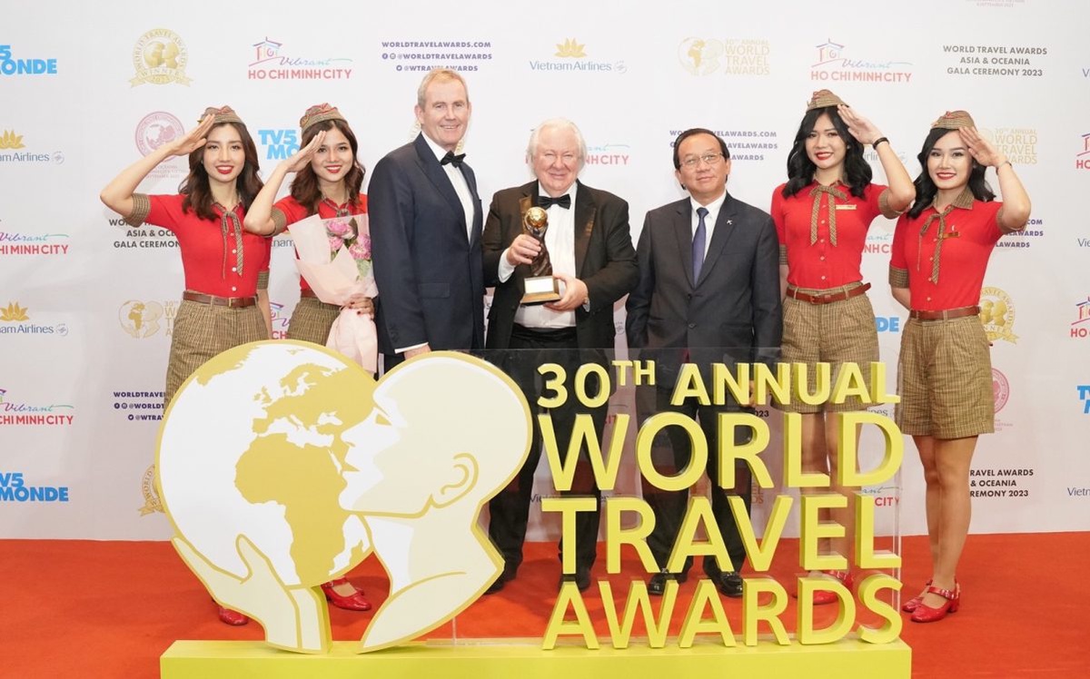 เวียตเจ็ทรับรางวัล 'สายการบินชั้นนำแห่งเอเชียด้านประสบการณ์ลูกค้าประจำปี 2566' จาก World Travel Awards