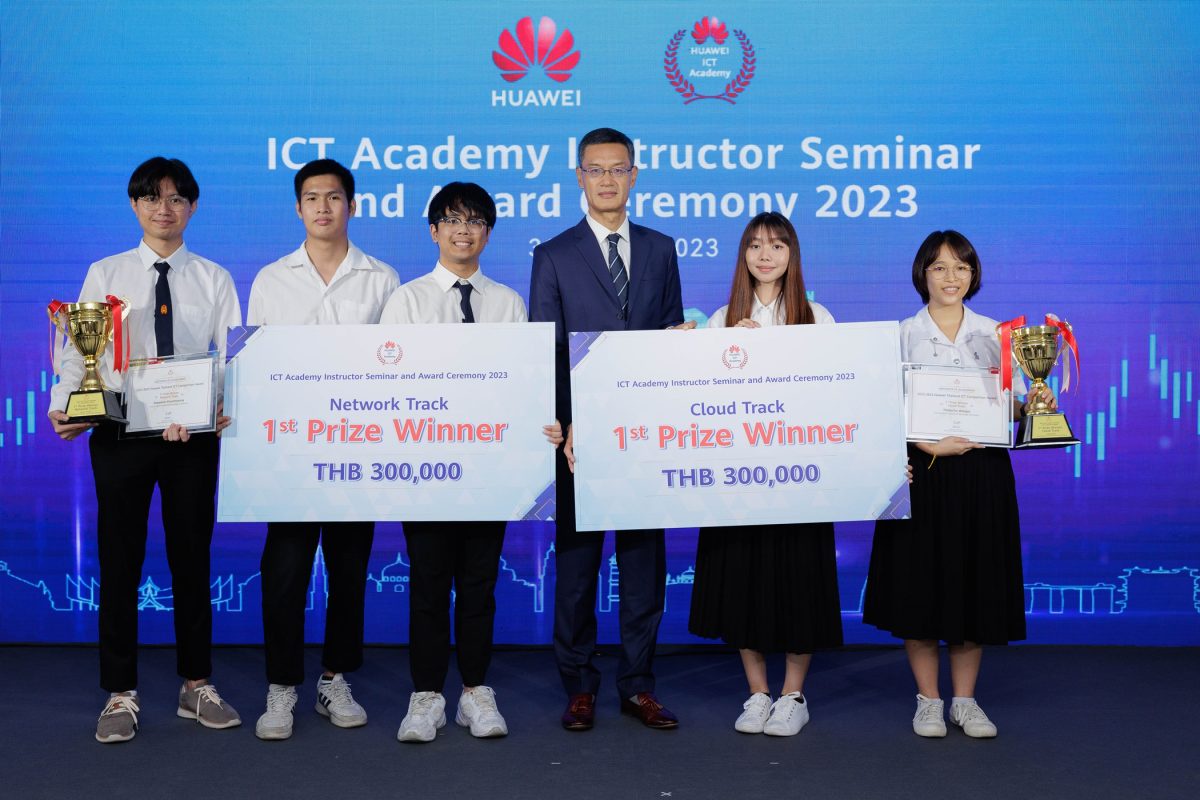 Meet the Winning Teams of the Huawei ICT Competition 2022-2023, Thailand's Next Generation of Digital