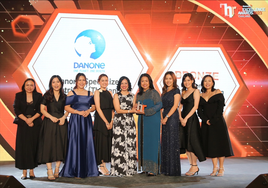 ดานอนตอกย้ำความแข็งแกร่งด้านภาพลักษณ์องค์กรในประเทศไทย คว้ารางวัล Excellence in Workplace Wellbeing จากเวที HR Excellence Awards