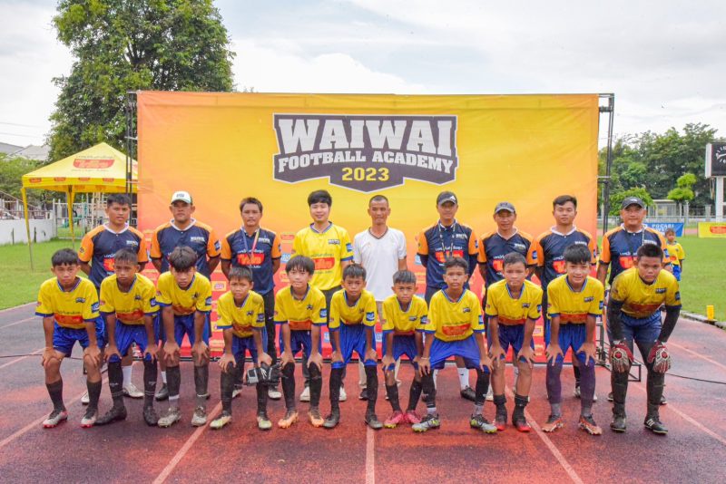 ไวไว เดินสายสอนทักษะฟุตบอลฟรี โครงการ WAIWAI FOOTBALL Academy 2023 สนามที่ 7 จ.ร้อยเอ็ด
