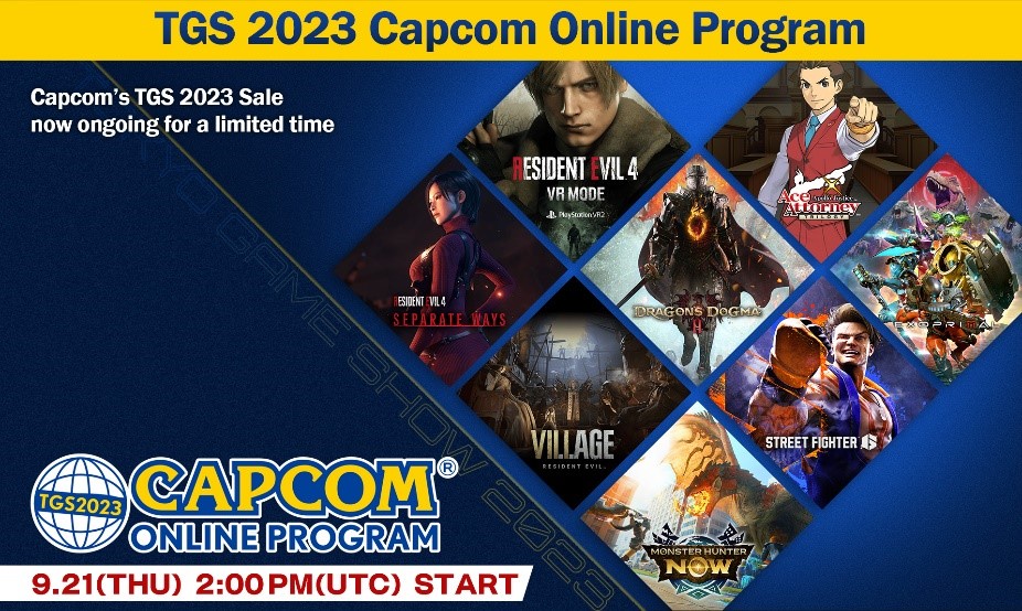 The Capcom Online Program for Tokyo Game Show 2023 will air on September 21, showcasing updates on upcoming new