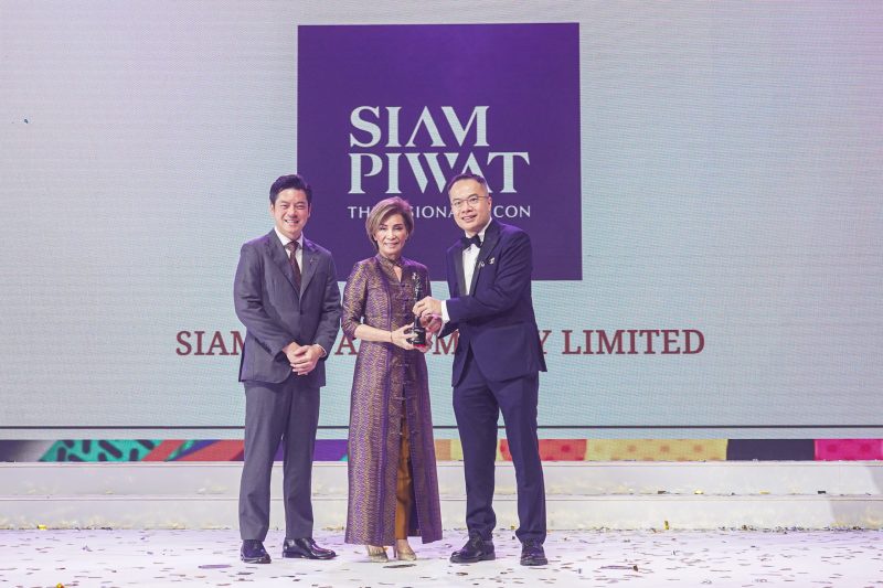 Siam Piwat wins 2 HR Asia awards as the best company to work for in Asia for the second consecutive year