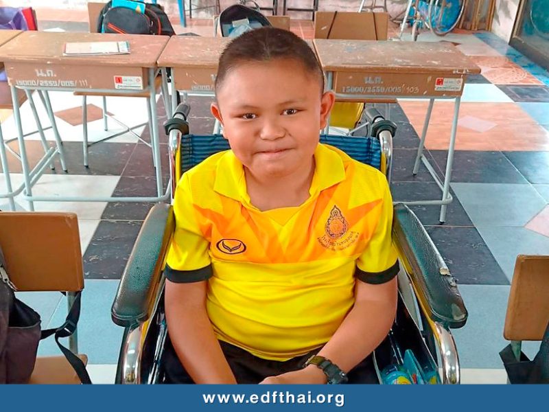 มูลนิธิ EDF ห่วงใยเด็กพิการ ชวนร่วมบริจาค โครงการทุนการศึกษาเพื่อส่งเสริมเด็กพิการเรียนร่วมในโรงเรียนปกติ