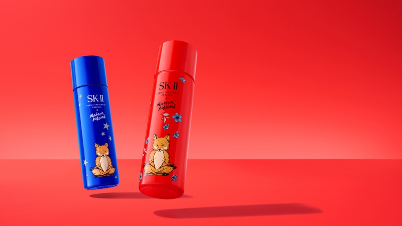 CHARGE UP YOUR BEAUTY THIS HOLIDAY SEASON WITH SK-II X MAISON KITSUNE LIMITED EDITION FACIAL TREATMENT