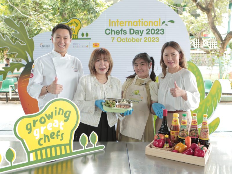 Nestle Professional Organizes Little Local Chefs Activity to Celebrate International Chefs Day by Upgrading Local Ingredients to Produce Tasty Menus for Thai Kids Using Maggi
