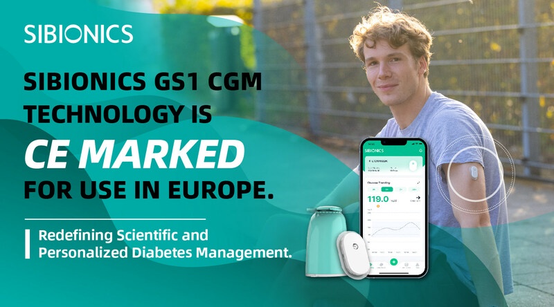 SIBIONICS Achieves Milestone: Receiving CE Mark for Its Groundbreaking GS1 Continuous Glucose Monitoring