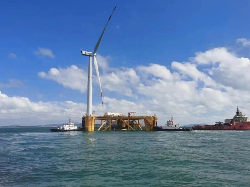 Equipped with Shanghai Electric's Offshore Tribune, World's First Deep-Sea Floating Wind Energy Project Integrated with Marine Ranching