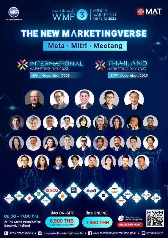 The 3rd World Marketing Forum The New Marketingverse: Meta Mitri Meetang.