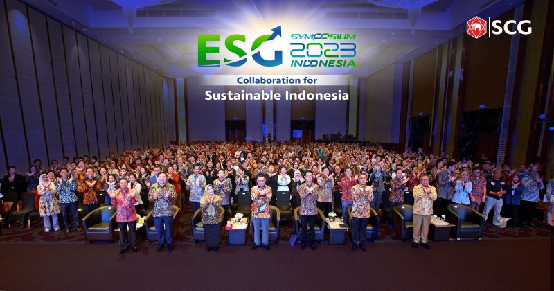 เอสซีจี ขยายผลความร่วมมือเพื่อความยั่งยืนในอาเซียน จัด ESG Symposium 2023 ที่ประเทศอินโดนีเซีย