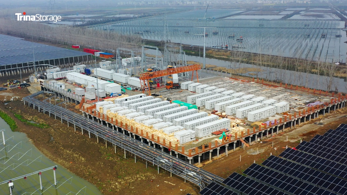 Trina Storage delivers 50MWh energy storage system for an integrated Fishery-Solar-Storage project in Hubei Province,