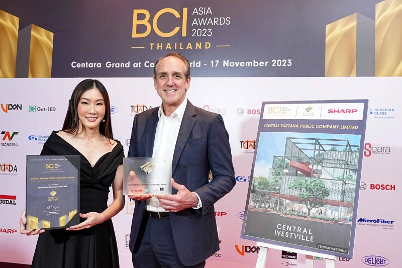 Central WestVille wins BCI ASIA AWARDS 2023, underlining excellence of shopping center built for future sustainability, ready to open on 29