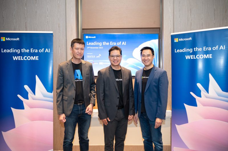 ไมโครซอฟท์ โชว์ศักยภาพ AI Copilot พร้อมสนับสนุนลูกค้าองค์กร อย่างรอบด้าน ในงาน AI Summit ครั้งแรกของประเทศไทย
