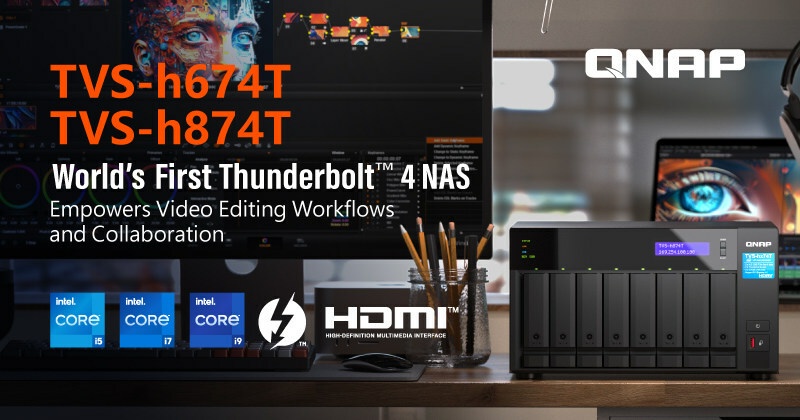 QNAP Releases the World's First Thunderbolt(TM) 4 NAS, Powered by 12th Gen Intel(R) Core(TM) i5/i7/i9
