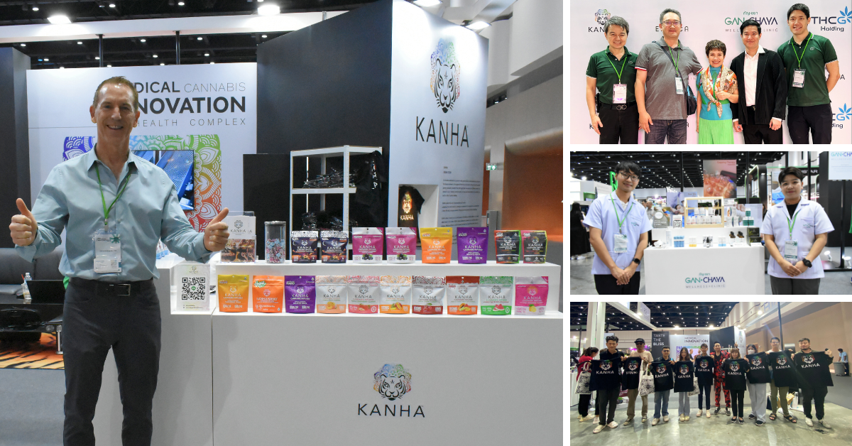 ตอกย้ำความสำเร็จผู้นำกลุ่มธุรกิจกัญชง ล่าสุดในงาน Asia International Hemp Expo and forum 2023 THCG Holding เปิดตัวแบรนด์ใหม่ KANHA แบรนด์ Edible ชื่อดัง จาก California,