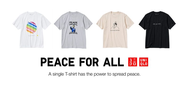 ยูนิโคล่เปิดตัวคอลเลคชันฮอลิเดย์ สำหรับโปรเจกต์เสื้อยืดการกุศล PEACE FOR ALL