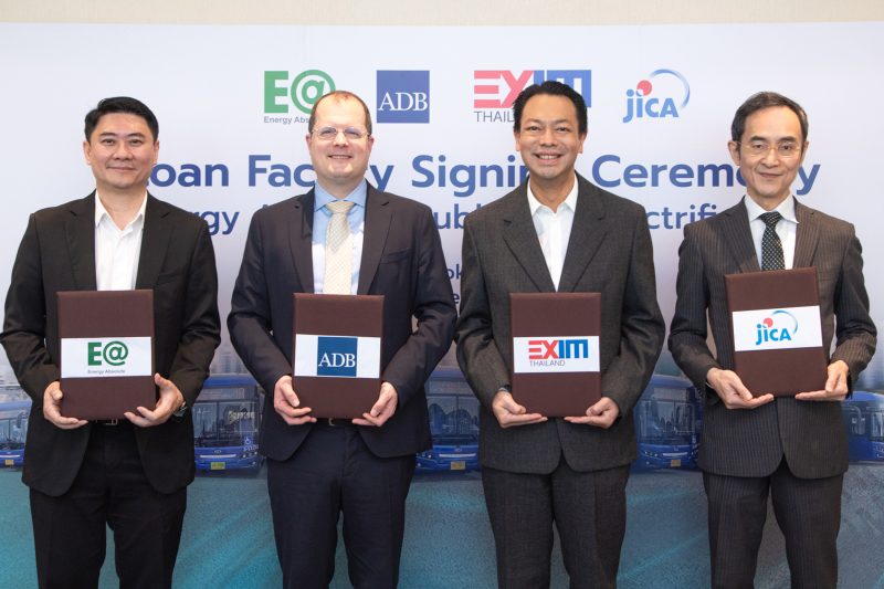 EXIM Thailand, ADB and JICA Collaboratively Support Syndicated Loan of 3.9 Billion Bahtfor EA Group's E-Bus Procurement in Bangkok and Surrounding