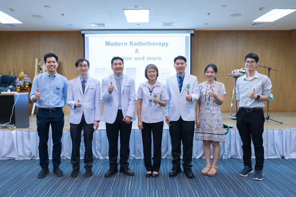 โรงพยาบาลไทยนครินทร์ร่วมกับโรงพยาบาลพุทธโสธรจัดงานบรรยายวิชาการ 'Modern Radiotherapy Proton and more''