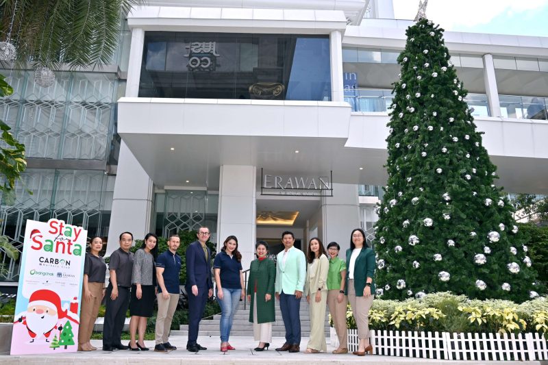 Carbon Markets Club, Bangchak Group, and Four Iconic Hotels in Ratchaprasong-Sukhumvit Area under The Erawan Group Launch Stay for Santa
