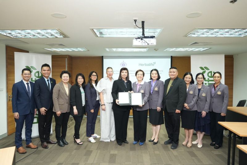 Herbalife Signs a Three-Year Collaboration Agreement with the Nutrition Association of Thailand on Nutrition Training and Expertise