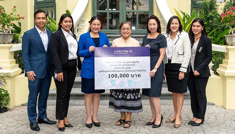 Carlton Hotel Bangkok Sukhumvit, supports Voice of Love Project