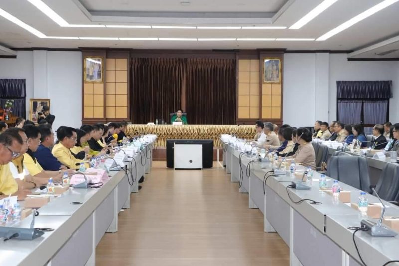 The University of Phayao Attended a Meeting to Prepare for an Off-site Official Cabinet Meeting (Traveling Cabinet) in Phayao Province on December 27,