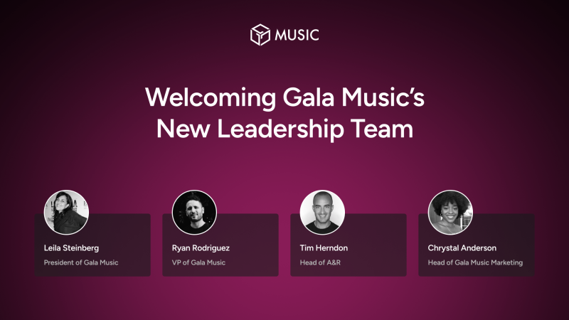 Gala Music เปิดทัพผู้นำใหม่ พร้อมขับเคลื่อนการปฏิวัติวงการดนตรีของ Web3