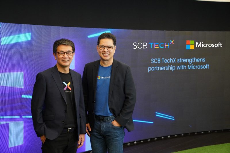 SCB TechX strengthens collaboration with Microsoft to boost operational efficiency for enterprise customers through integrated digital