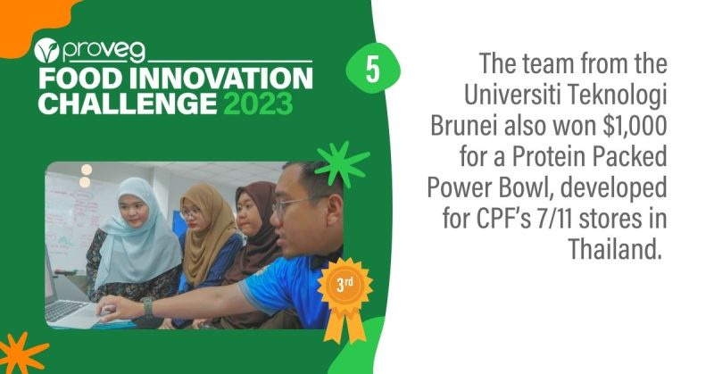 CP Foods Mentors Brunei's Youth to Achieve Third Place in International Plant-based Food Competition