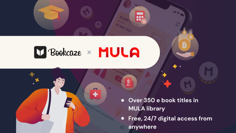 MULA-X TO INTEGRATE OVER 350 E-BOOKS INTO ITS E-LIBRARY IN COLLABORATION WITH BOOKCAZE