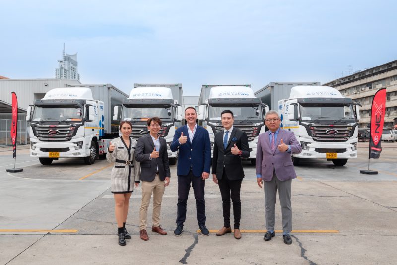 NEX โตต่อเนื่อง ส่งมอบรถบรรทุกไฟฟ้าให้ โลจิสติกส์ เอเชีย ใช้ส่งเครื่องดื่ม-สินค้า FMCG ของกลุ่มไทยน้ำทิพย์ ทั่วไทย เดินหน้าหนุน Green Logistics Sustainability
