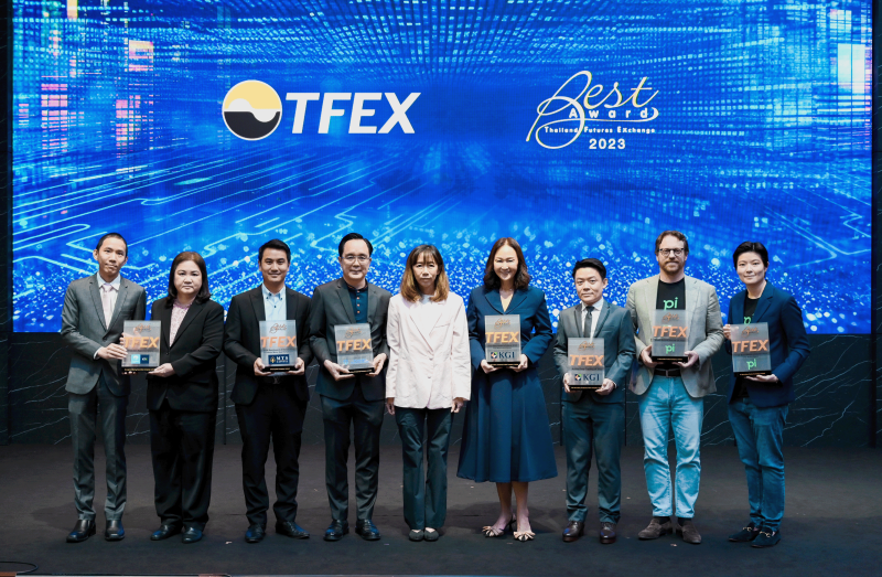 MTSGF, PI, KGI, YUANTA and KTX receive TFEX Best Award 2023 for outstanding derivatives brokers