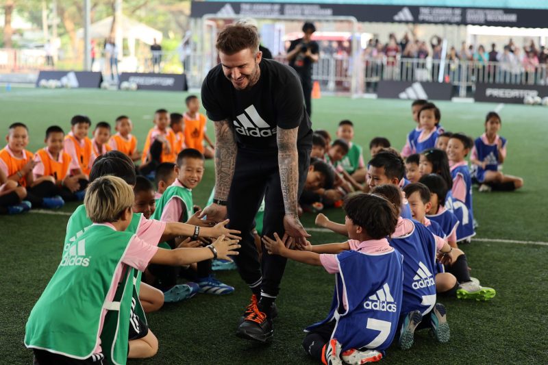 David Beckham Inspires Thailand's Young Football Players in Grassroots Initiative with adidas partnership