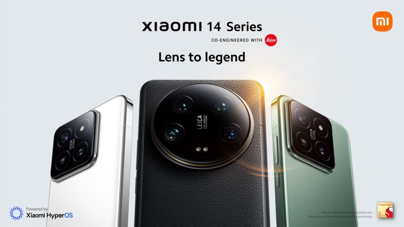 เสียวหมี่เปิดตัว Xiaomi 14 Series ชูจุดเด่น Next-Generation Leica Optics ขับเคลื่อนด้วย Xiaomi HyperOS