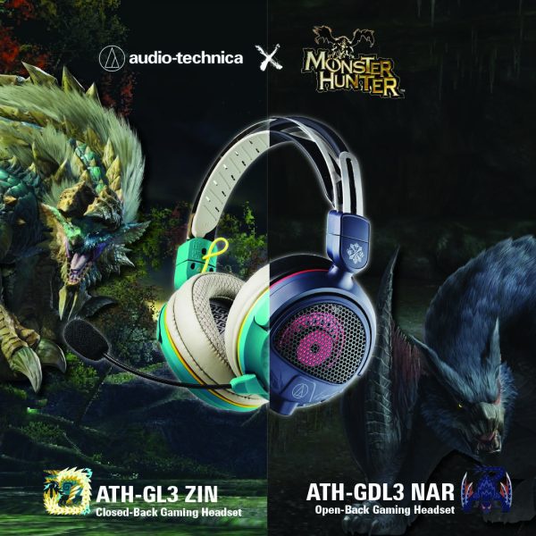 อาร์ทีบีฯ เปิดตัวหูฟังเกมมิ่ง 2 รุ่นใหม่ ATH-GL3 ZIN และ ATH-GDL3 NAR จากแบรนด์ Audio-Technica สุดยอดหูฟังสำหรับเกมเมอร์