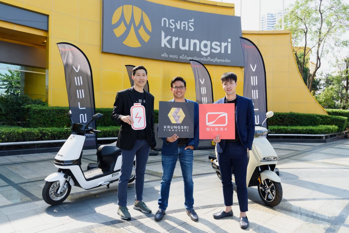 Thailand's Fastest Growing EV 2-Wheeler SLEEK EV Closes an Extension Round with Krungsri Finnovate