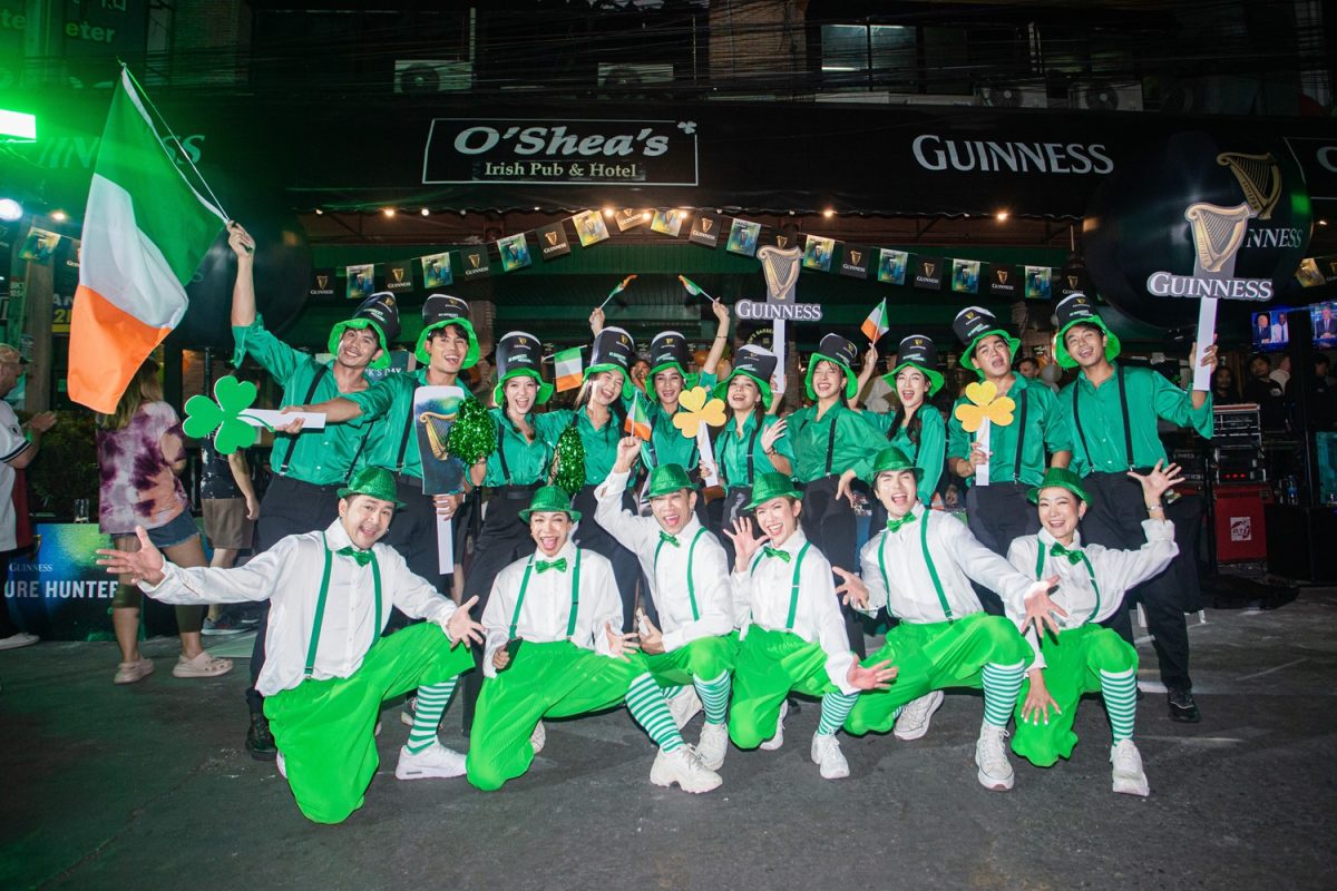 Guinness เติมสีสันให้ชาวไอริชช่วงเทศกาล St. Patrick's Day เผยบรรยากาศการเฉลิมฉลองวันชาติของคอมมูนิตี้ไอริชใจกลางย่านสุขุมวิท