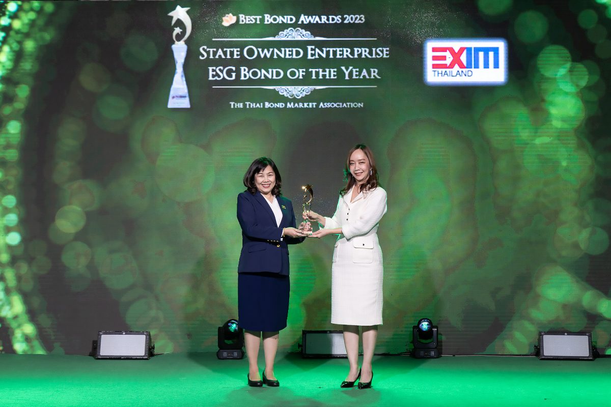 EXIM Thailand Wins Best Bond Award 2023 from ThaiBMA