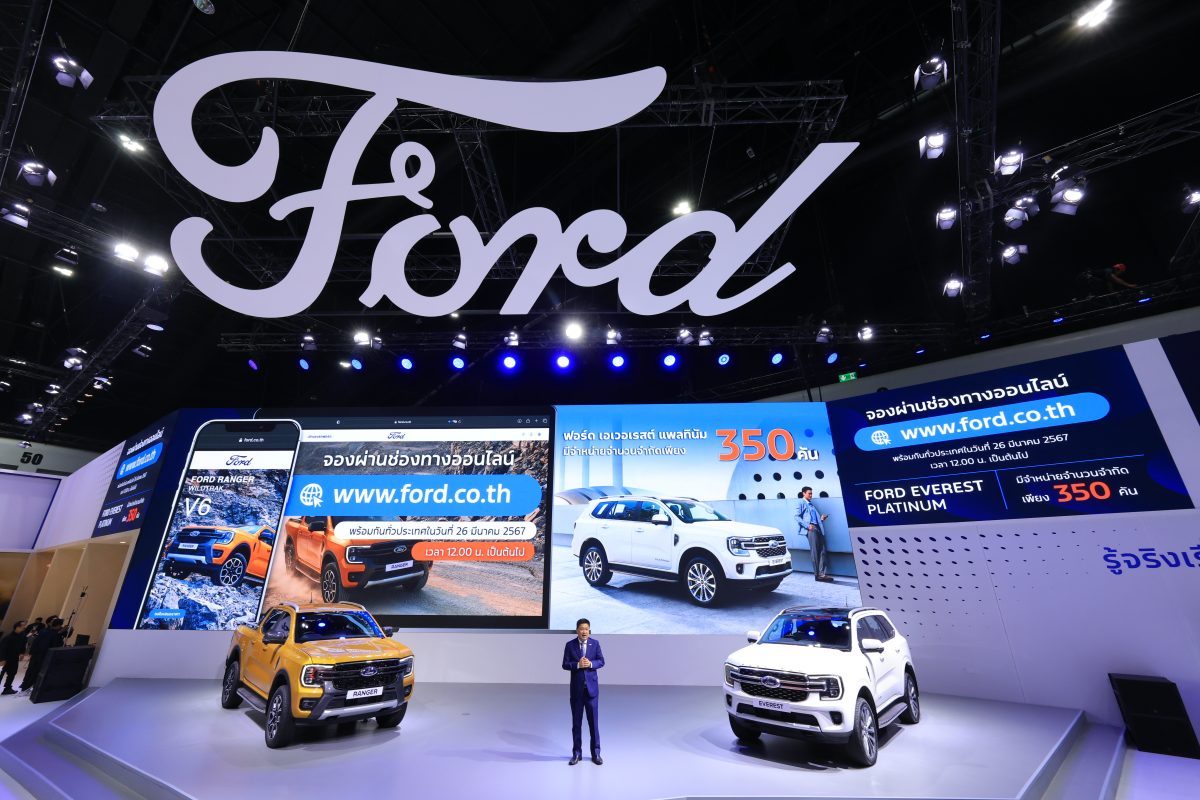 Ford Ranger Wildtrak V6 and Everest Platinum Debut at Bangkok Motor Show 2024