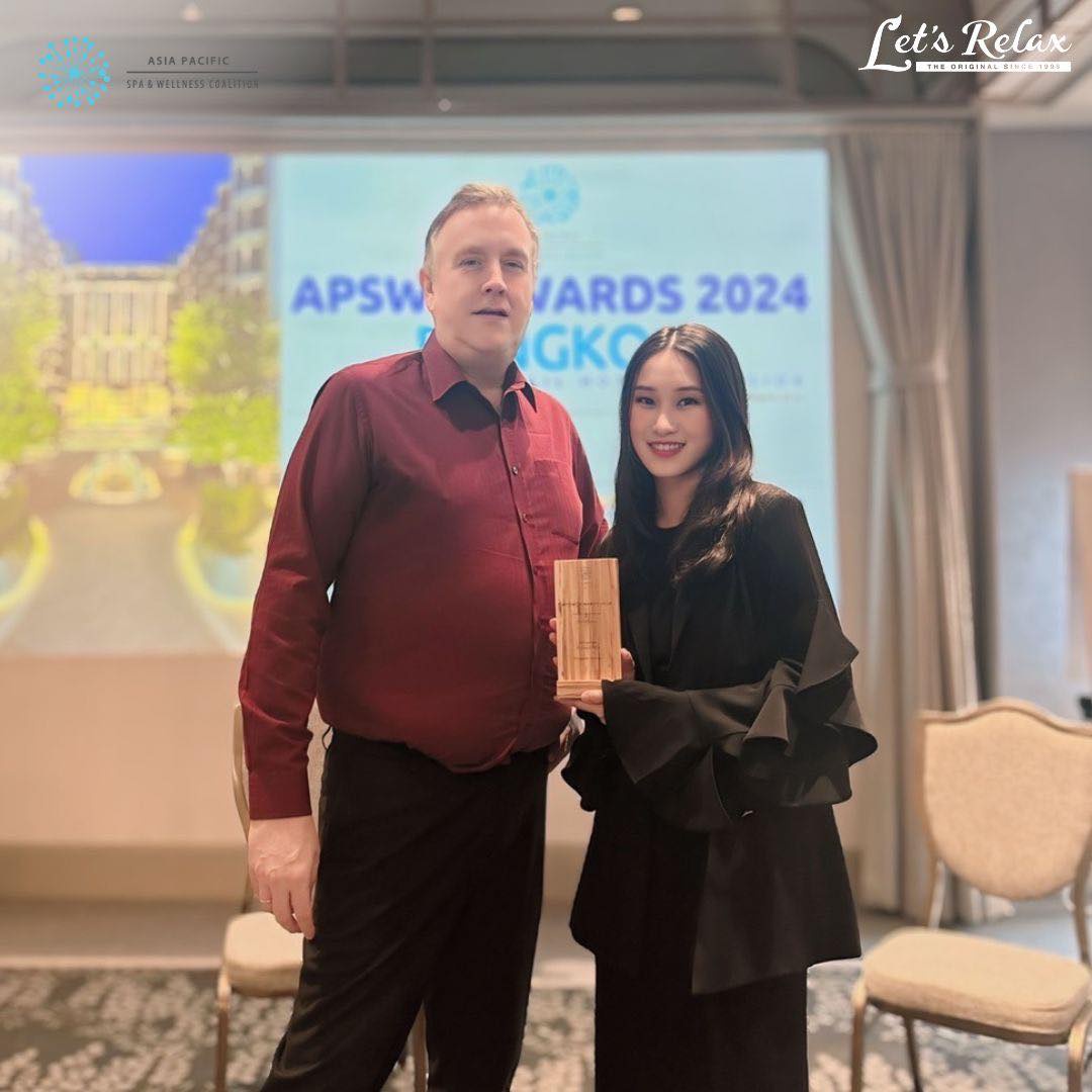 Let's Relax รับรางวัล Day/Club Spa of the Year ในงาน APSWC AWARDS 2024