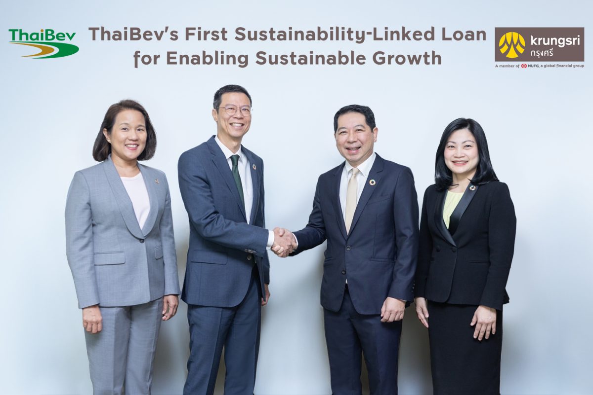 ThaiBev launches inaugural Sustainability-Linked Loan, reinforcing ThaiBev's commitment to Enabling Sustainable Growth