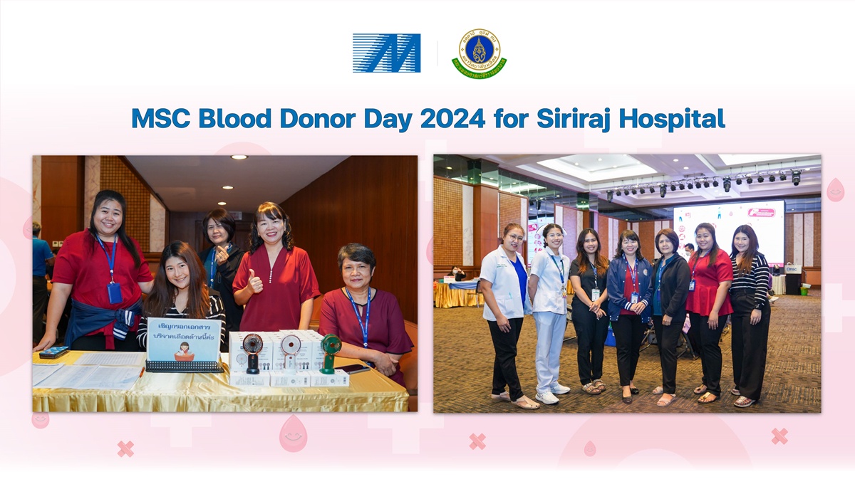 MSC Blood Donor Day 2024 for Siriraj Hospital
