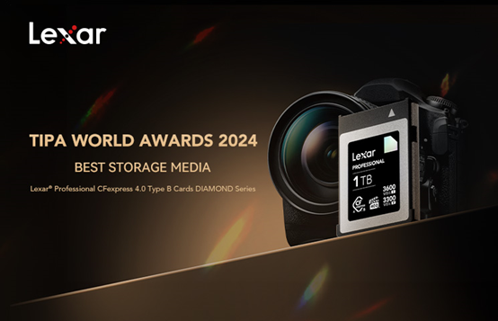 Lexar Professional CFexpress 4.0 Type B Card DIAMOND คว้ารางวัล BEST STORAGE MEDIA ในงาน TIPA WORLD AWARDS
